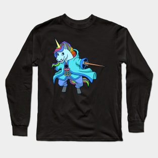 Wizard and magician - magic unicorn Long Sleeve T-Shirt